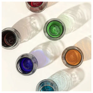 Premium Multicolor Ombre <b>Stemless</b> <b>Wine</b> <b>Glass</b> Set for Home and Parties From India - Product Image 3