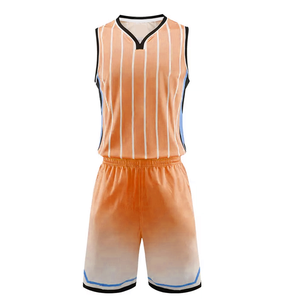 Tenues de basketball pour hommes en polyester 100% de haute qualité, respirantes, antibactériennes, à séchage rapide, sur mesure pour les équipes - Product Image 2