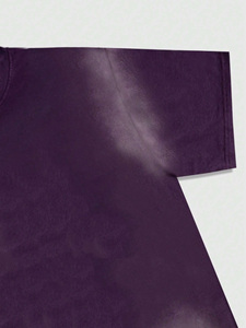 T-shirt graphique en coton épais surdimensionné personnalisable de haute qualité pour hommes T-shirt court Boxy imprimé personnalisé de conception vierge - Product Image 3