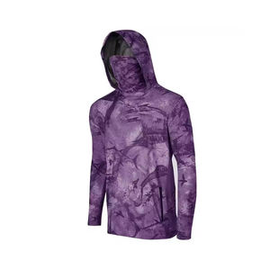 Meilleure qualité de pêche à manches longues chemise à capuche pêche personnalisée à capuche vêtements de pêche respirants à vendre - Product Image 5