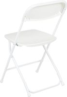 Chaises pliantes commerciales modernes et convertibles pour la maison, le bureau, l'extérieur et l'hôtellerie, capacité de charge statique de 650 lb, empilables, en acier inoxydable