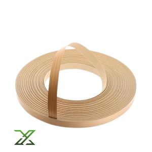 Bande de chant en placage de bois personnalisable en largeur et épaisseur, haute qualité, grain de bois pour meubles, couleur unie, UV - Product Image 3