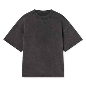 ผู้ผลิตเสื้อยืดผู้ชายแบบหนา ทรงโอเวอร์ไซส์ ผ้าถัก 100% ผ้าฝ้าย ซักแล้ว รับออกแบบตามสั่ง เป็นมิตรกับสิ่งแวดล้อม ระบายอากาศได้ดี - Product Image 1