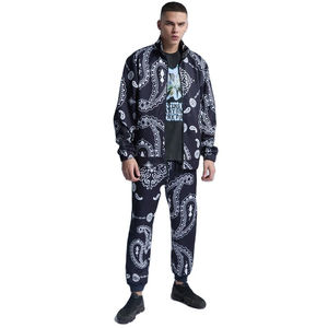 Sublimación Chándal Sudadera Dos piezas Alta calidad Diseño personalizado Sublimado Conjuntos Chándales para hombres - Product Image 5