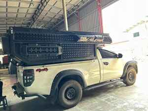 2026 Manley Lightweight 8-Foot <b>Long</b> Travel Trailer Slide-in Camper for Midsize Trucks 4 Person Pop-Up Tacomas Truck 2026 Manley - Product Image 2