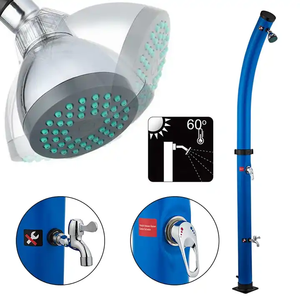 <span class=keywords><strong>Douche</strong></span> solaire sur pied de luxe vert incurvé 20L <span class=keywords><strong>Douche</strong></span> de <span class=keywords><strong>piscine</strong></span> extérieure <span class=keywords><strong>Douche</strong></span> de jardin Réservoir - Product Image 1