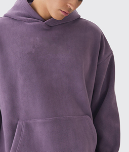 Top vente 100% coton épais épais éponge française de haute qualité vierge surdimensionné Streetwear Logo personnalisé pull à capuche sweats à capuche - Product Image 3