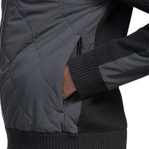 Suéter Híbrido Entallado para Hombre, Chaqueta de Punto con Cierre Frontal Acolchada, Manga Larga, Estilo Casual Elegante para Combinar - Product Image 3