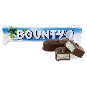 Venta caliente Proveedor directo Bounty Chocolate, Chocolate relleno de coco, 57gm, 24 Barras Caja disponible a precio barato