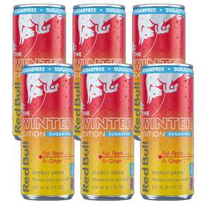 Bebida Energética Premium Red Bull Edición Invierno 12oz Manzana Fuji Jengibre Paquete de 4 al por Mayor Bebida de Temporada de Alta Demanda para Revendedores - Product Image 1