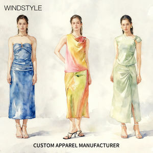 Moda estiva donna <span class=keywords><strong>Top</strong></span> Mesh tessuto sottile senza colletto senza spalline stampa Casual Logo ricamo a spalla singola - Product Image 2