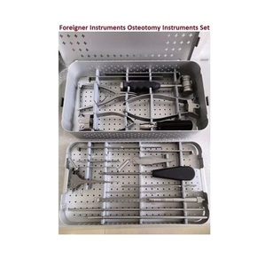 Ensemble d'instruments d'ostéotomie orthopédique pour chirurgie osseuse, qualité allemande, acier inoxydable, manuel, certifié CE ISO 13485 Classe I, 5+ ans - Product Image 2