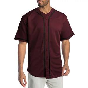 Camisetas de Béisbol y Sóftbol con Cuello en V, Estilo Ciudad de Sialkot, Sublimación Personalizada de Alta Calidad, Transpirables - Product Image 6