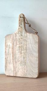 Planche à découper en bois d'acacia artisanal planche à découper finition naturelle bol en bois écologique avec technique durable - Product Image 2