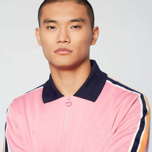 2025 dernière à la mode de haute qualité polaire formation survêtements hommes deux pièces ensemble imprimé côté rayure pour hommes survêtement - Product Image 5