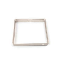 Service d'usinage CNC, cadre en aluminium anodisé personnalisable pour cadre de commutateur intelligent moderne