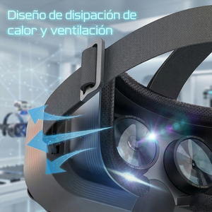Occhiali VR 3D Intelligenti Regolabili con Controllo Bluetooth per Realtà Virtuale - Product Image 3