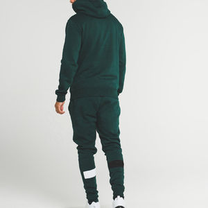 Trajes deportivos de talla grande de estilo callejero para hombre, chándales sólidos para correr, costuras de gran tamaño, Fondos coloridos para un estilo de vida activo - Product Image 5