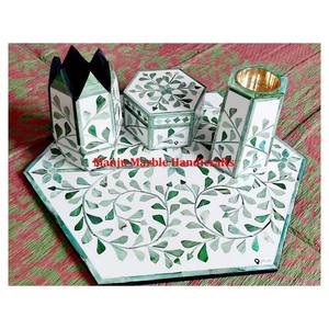 Producto hecho a mano de calidad superior de lujo, el mejor diseño, quemador Bakhoor con materiales de piedras preciosas de nácar, uso para artículos de regalo - Product Image 5