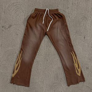 ชุดวอร์มลายพระอาทิตย์จางหายไปชุดวอร์มปักผ้าหนาทรงโอเวอร์ไซส์สำหรับผู้ชาย - Product Image 3