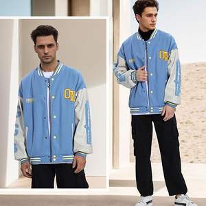 2025 chaqueta Varsity para hombre chaqueta Bomber de béisbol Vintage Unisex Streetwear abrigos con Patchwork Hipster Utility Tops - Product Image 1