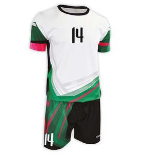 Vêtements de volleyball personnalisés Maillot 100% polyester personnalisé Uniformes deux pièces de volleyball pour femmes - Product Image 4