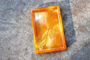 Plateau décoratif en résine de haute qualité, rectangulaire, disponible en plusieurs couleurs pour la décoration intérieure - Product Image 6