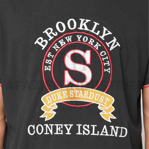 Nueva camiseta personalizada de algodón 100% para hombre elegante/de gran tamaño/atractiva bordada personalizada - Product Image 6