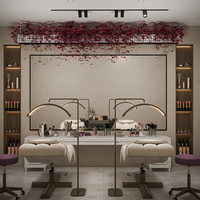 Espositore a LED per Arredamento da Salone e Ristorante, Espositore per Profumi da Esterno, Vetrina per Arredamento Ristorante