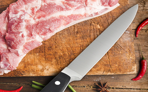 มีดเชฟพร้อมด้ามไม้ทำจากสเตนเลสดามัสกัส - Product Image 3