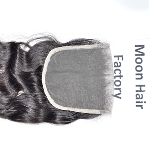 Produit authentique, fermeture en cheveux humains de temple indien, 5*5, couleur noire droite, cheveux rebondissants pour un usage quotidien, disponible en vente à l'exportation - Product Image 3