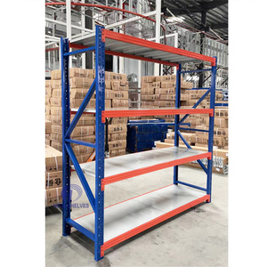 Présentoir d'atelier industriel personnalisé d'approvisionnement d'usine Étagères en fer Étagère de rangement en entrepôt Étagère en fer léger - Product Image 1
