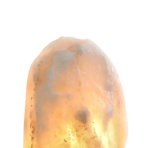 โคมไฟเกลือหิมาลัยไฟหินคริสตัลสีชมพูใช้พลังงานผ่าน USB โคมไฟธรรมชาติฐานไม้ไฟกลางคืน - Product Image 3