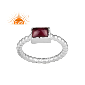Best Selling Sterling Silver Natural Garnet Gemstone <b>Statement</b> <b>Ring</b> Custom Jewelry For Women Gift For Her - Product Image 1