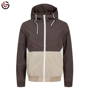 Veste coupe-vent confortable pour homme en polyester, col montant, imperméable, style décontracté, logo frontal, service OEM pour l'hiver - Product Image 4