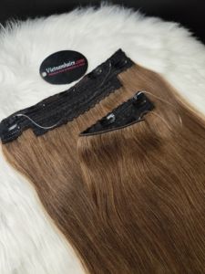 Hecho en Vietnam-Mejor calidad Halo Top hair precio al por mayor cabello virgen cutícula completa en muchos colores para la exportación - Product Image 4