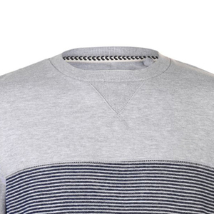 Sweat-shirt à manches longues en coton pour hommes, couleur unie, style décontracté avec motif imprimé, vente en gros de sweat-shirt - Product Image 4