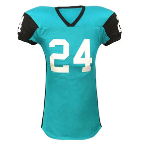 Nouveau maillot de football américain en maille personnalisé vêtements de sport personnalisé cousu imprimé nom et numéro d'équipe uniformes pour hommes - Product Image 2