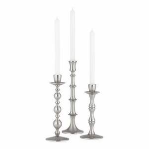 Porte-bougie de haute qualité, argent et finition disponibles, aluminium et laiton, taille personnalisable pour la décoration de la maison - Product Image 2