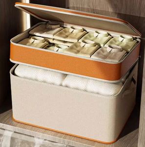 Organisateur de sacs double couche non tissé, utilisé pour ranger les vêtements, les édredons, matériau imperméable pliable, grande capacité, sac de déménagement - Product Image 5