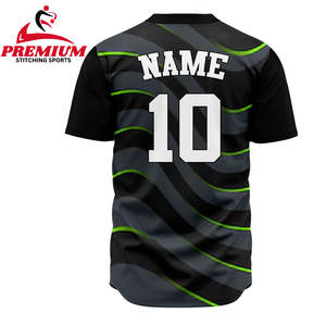 Camiseta de béisbol bordada universitaria personalizada para adultos y jóvenes, ropa de béisbol y sóftbol, camiseta escolar con sus propios diseños y logotipo - Product Image 3