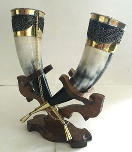 Cuerno vikingo exclusivo para beber Un elegante regalo Premium para las festividades navideñas - Product Image 6