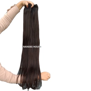 Paquetes de cabello Remy virgen de visón brasileño 10A de muestra gratis con cierre, extensiones de cabello indio crudo alineado con cutícula - Product Image 2
