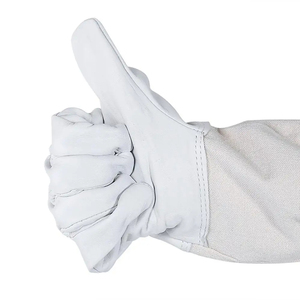 Guantes de apicultura transpirables personalizados protección apicultor guantes de apicultura de cuero de alta calidad - Product Image 3