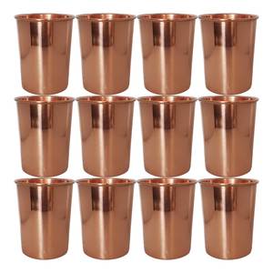 Verre en cuivre simple et élégant poli en métal pour un usage quotidien Haute sur demande Meilleure vente de verre en cuivre au prix de gros - Product Image 3