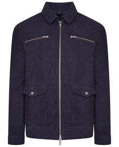 Vente en gros Veste de moto en cuir suédé d'agneau respirant avec logo personnalisé pour tout-petit homme véritable grande taille - Product Image 5