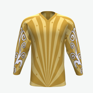 Jersey de Hockey sobre Hielo Profesional Personalizado para Equipo, 100% Poliéster, Impresión por Sublimación de Alta Calidad, Transpirable y de Secado Rápido - Product Image 5