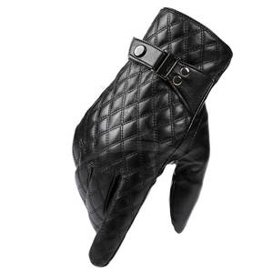 Gants d'hiver intelligents en cuir pour hommes, écran tactile, respirants, écologiques, design élégant pour la conduite et les activités de plein air - Product Image 5