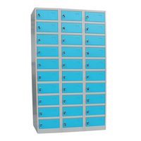 Casiers en acier pour vestiaires de salle de sport, écoles, armoire à casiers en acier à 20 portes, casier métallique multi-portes pour le personnel de bureau