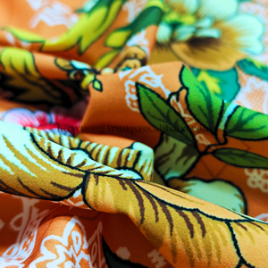 Tela de seda 100D con estampado Digital Premium, textil suave de 150cm de ancho para Material de traje Salwar Kameez - Product Image 4